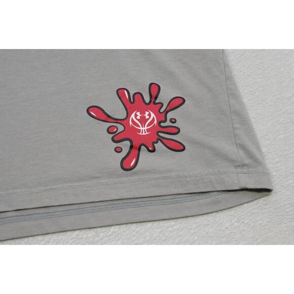 Under Armour Gym Shirt HeatGear Basketball Tee Athletic Performance Mens Medium - Picture 10 of 11